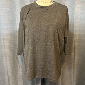 Yana K Tara Top Mid Sleeve Gray One Size Fits All
